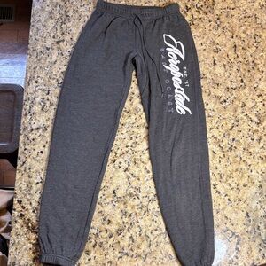 Aeropostale Charcoal Joggers with White Script